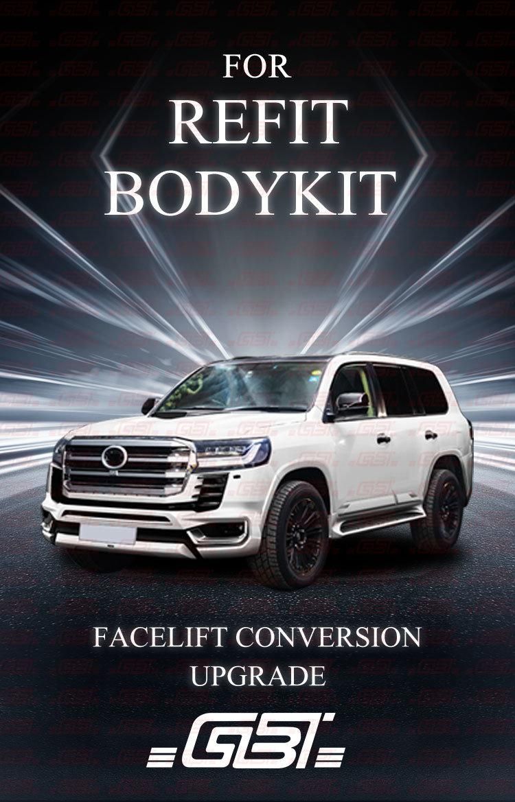 Gbt High Quality Full Car Modification Upgrade Body Kits for 2008-2015 Toyota Land Cruiser LC200 to 300 Headlight Cover Fenders
