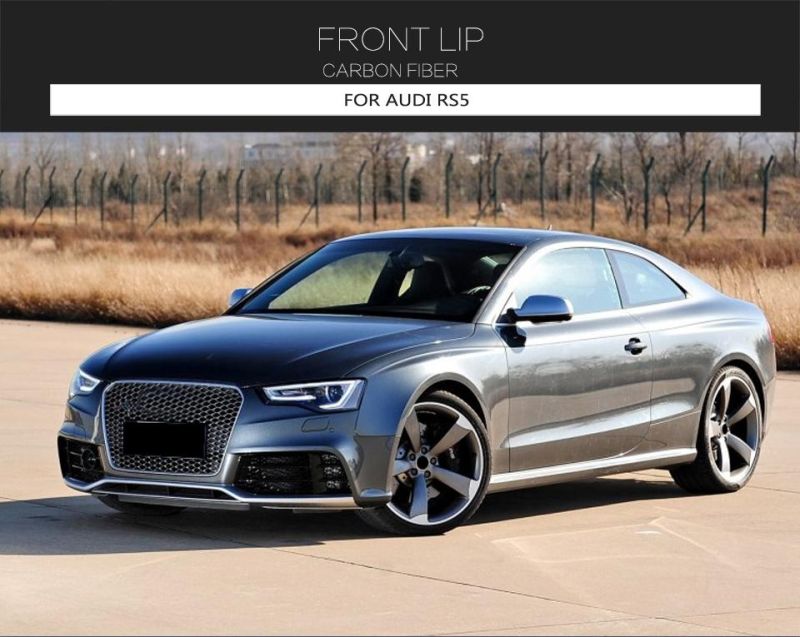 Jc Style Carbon Fiber Material RS5 Car Front Lip for Audi RS5 2012-2015