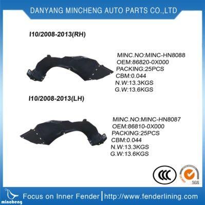 Fender Liner Spare Parts for Geely Car 1018010363