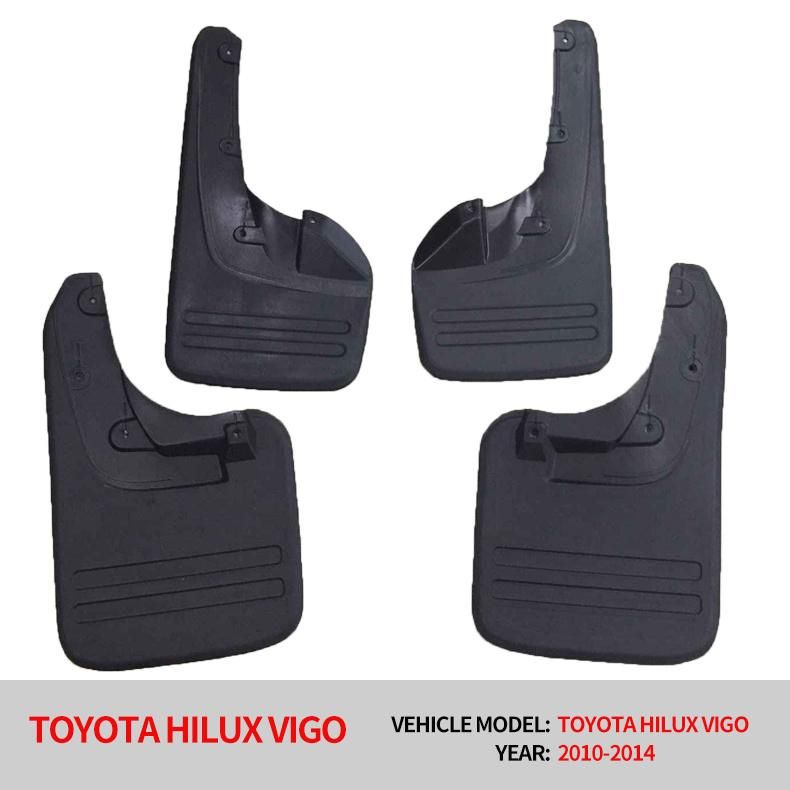 Auto Mud Flaps for Hilux Vigo 2006-2014 Car Fenders Mud Guard Splash Guards for Toyota