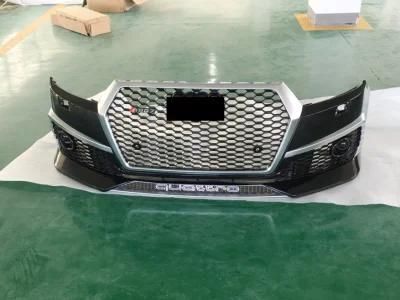 Wholesale New Modle Car Auto Parts Front Rear Bumper Kit with Crystal Grille Tuning for Audi Q7 2016-2017