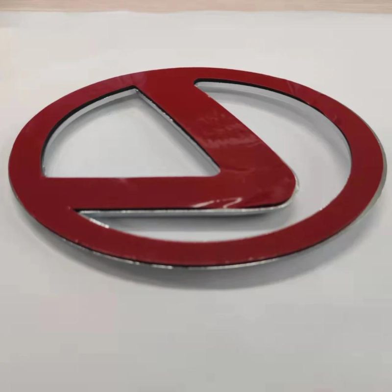 Silver ABS Plastic Custom Car logo Auto Head Emblem Badges