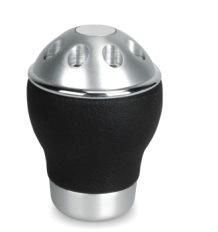 Black Color Leather +Aluminum Shift Knob