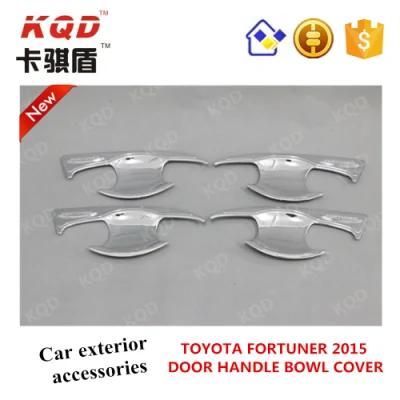 ABS Chrome Door Handle Bowl Cover for Toyota Fortuner 2015