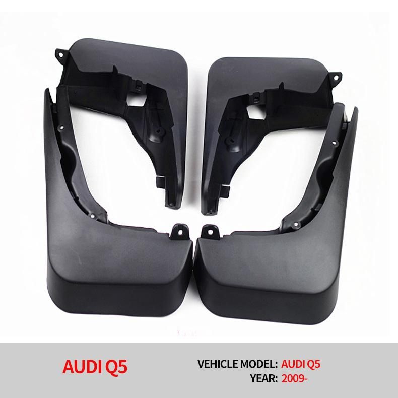 High Quality Fashion Design Splash Guard Mud Flaps Mudguards Car Accessories for Audi Q5 Sport Version with Wheel Lip Flare 2015 2016 2017 2018 Fender