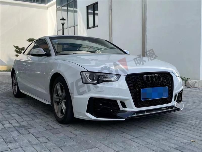Auto Body Kit 12-16 Audi A5 Upgrade 2019 RS5 Style Front Bumper with Grill
