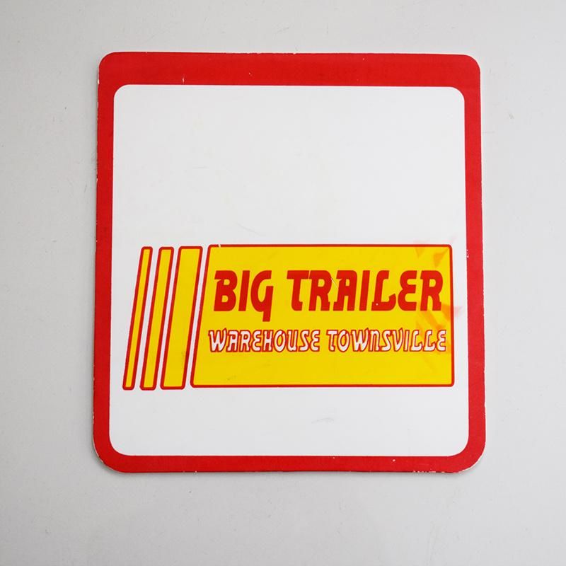 Custom Rubber Truck Mudflaps with Logo