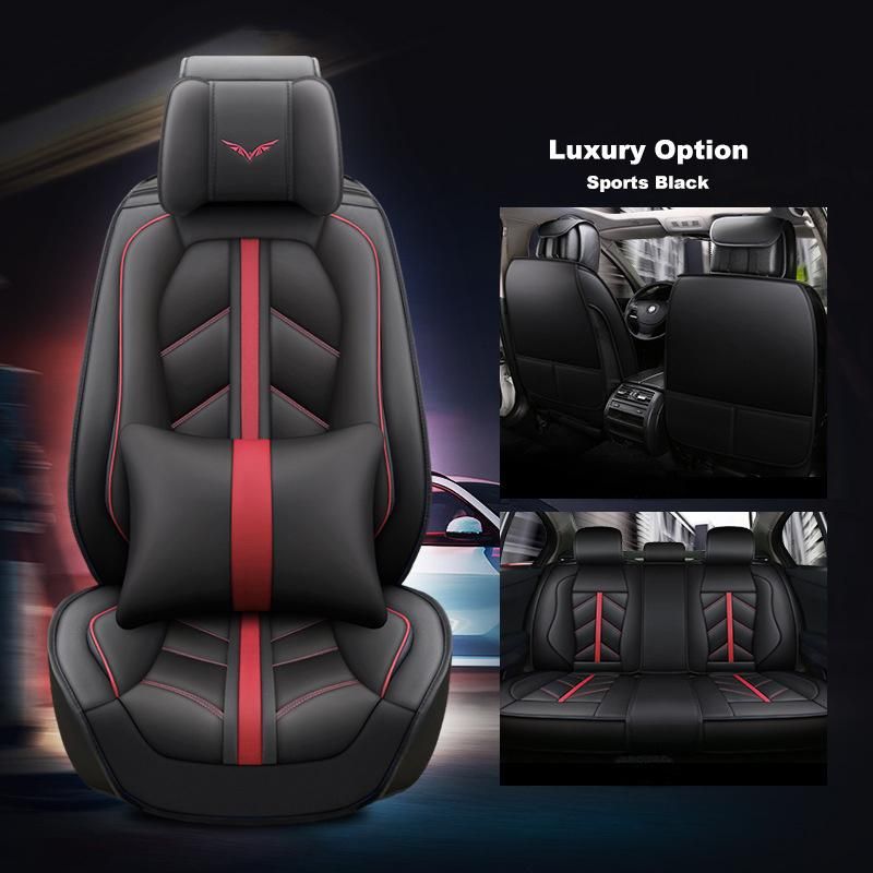 Sports Style Luxury Car Seat Covers Full Set Universal Waterproof