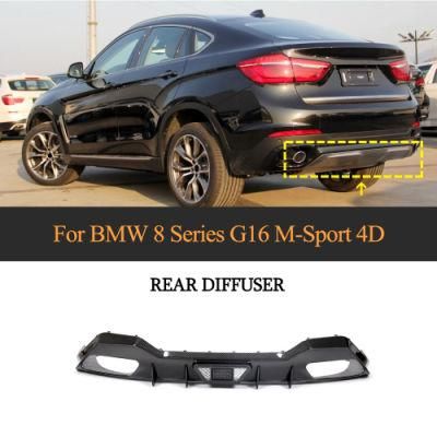 Dry Carbon Fiber G16 Rear Diffuser for BMW 8 Series M850I Xdrive Gran 4D 2018-2020