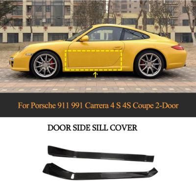 Carbon Fiber Door Side Sill Cover for Porsche Carrera S 4s Turbo S Gt2 Gt3 Targa 4s 997 911 2005-2011