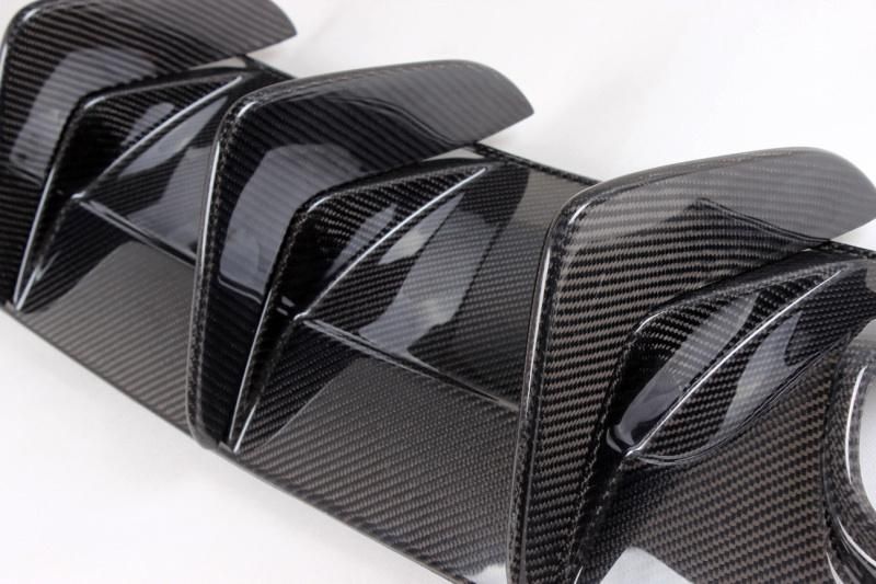 Carbon Fiber W204 C63 Rear Bumper Diffuser for Mercedes-Benz C-Class W204 C63 Amg C300 Sport Sedan 2012 - 2014