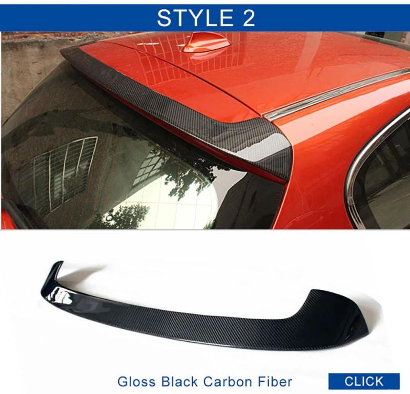 Carbon Fiber Rear Trunk Spoiler Car Rear Spoiler for BMW F20 M Sport 1 Series 2012 2014