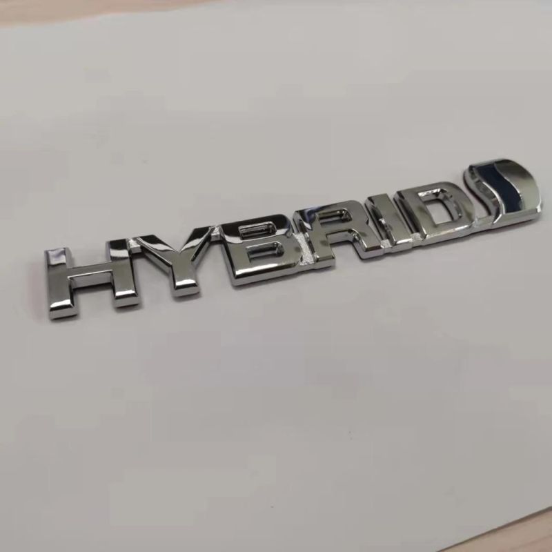 ABS Plastic Custom Logo Car Accessories Auto Letter Badge Emblem