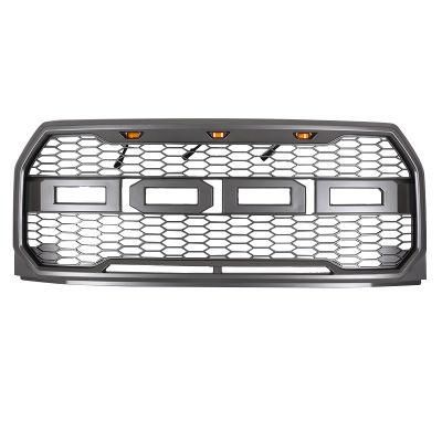 Grey Mesh Grille Fit for Ford F150 2015 2016 2017