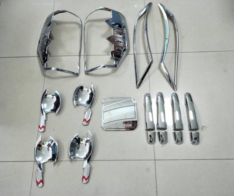 High Quality Chrome/Black Door Handle Cover for Triton 2019
