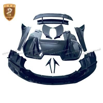 Auto Accessories Carbon Fiber Front Lip Spoiler Side Skirts Air Knife Body Kit for Mclaren MP4 Modification DNC Bodykit