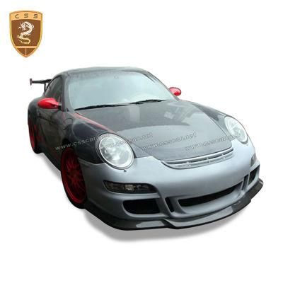 Half Carbon Fiber Mix Fiberglass 2009-2013 Front Car Bumper for Porsche 997 Upgrade to Gt3 Style