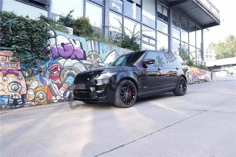 Range Rover Vogue Svo Bumper Body Kit with Headlights for 2013-2017 Upgrade 2018-2021