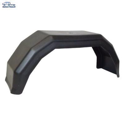 Dual Trailer Black Plastic Mudguard Fender
