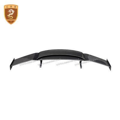 MD Style 3K Real Carbon Fiber Auto Part Rear Spoiler Wing for Lambor Lp610 580