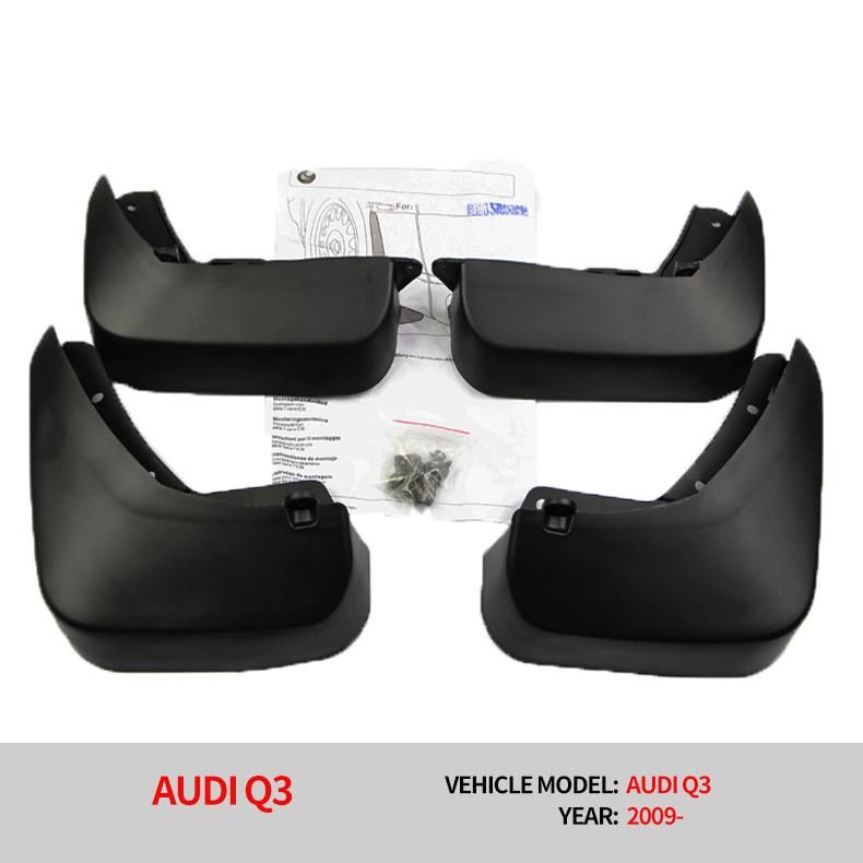 Matte Black Mud Flaps 4X4sets for Audi Q3 Sport 2012 2016 2019 Splash Guards Mudflap Fender Mudguards