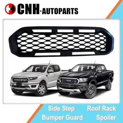 Auto Accessory Black Front Grille for Fd Ranger Px3 T8 2019 2020 Bumper Grille