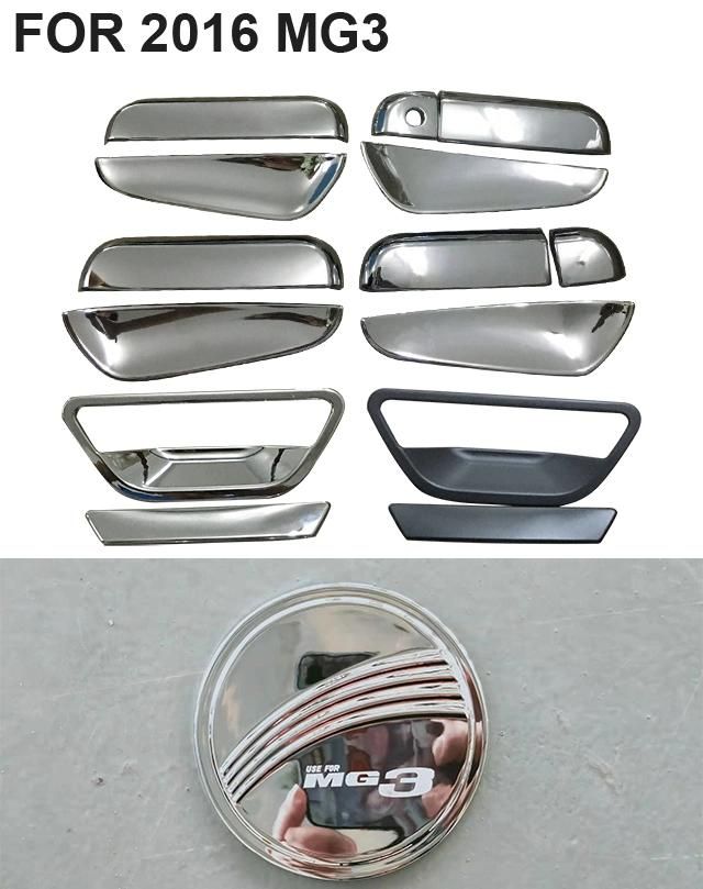 Left Right Outer Door Bowl Handle Protect Door Handle Cover Fuel Cap for 2016 Mg3