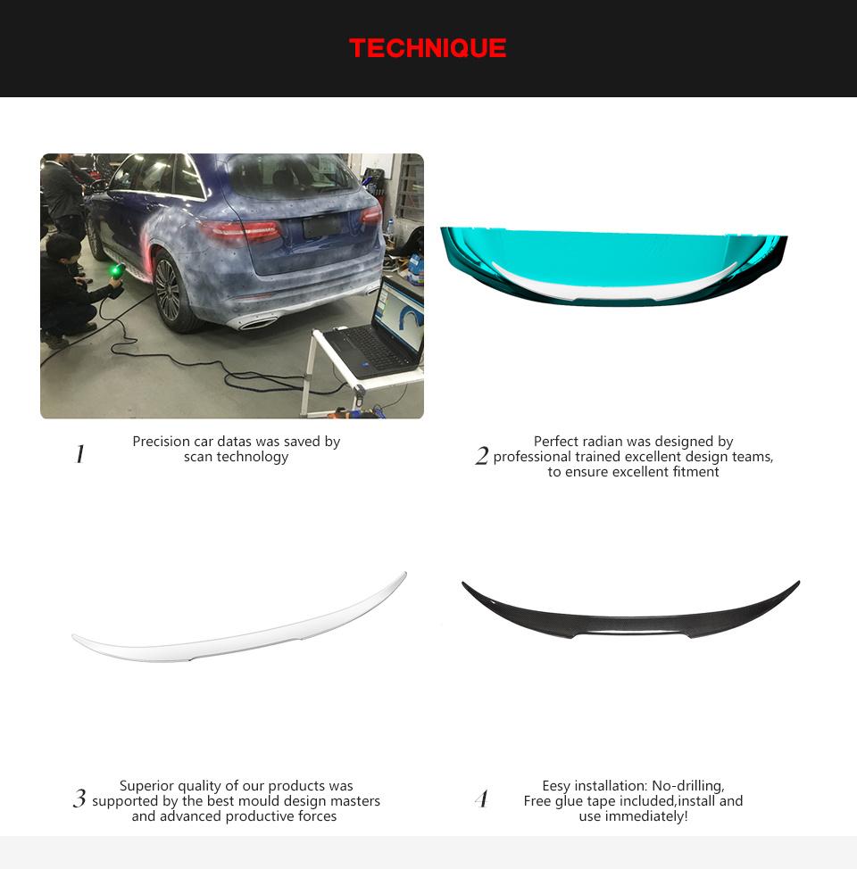 Carbon Fiber Rear Trunk Spoiler for BMW 840I Gran Coupe F93 M8 Competition Sedan 4-Door 2020 2021