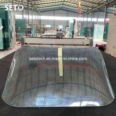 China High Quality Tricycle Windscreen Toughened Glass Bajaj