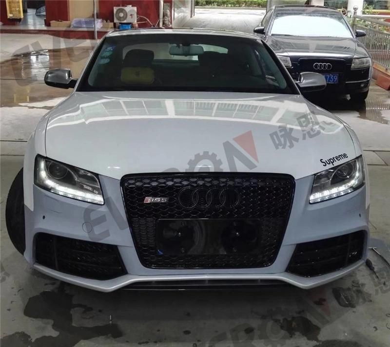 RS5 Look Front Bumper Assy with Grille for Audi A5 B8 2008-2011 Body Kit