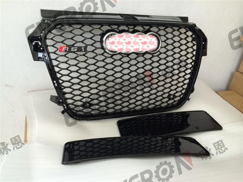 RS1 Style Honeycomb Mesh Front Grille for Audi A1 2011-2015
