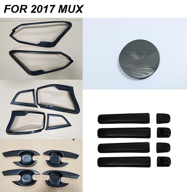 High Quality ABS Car Accessories Chrome Body Full Kit Combo Accessories for 2014-2021 Mux