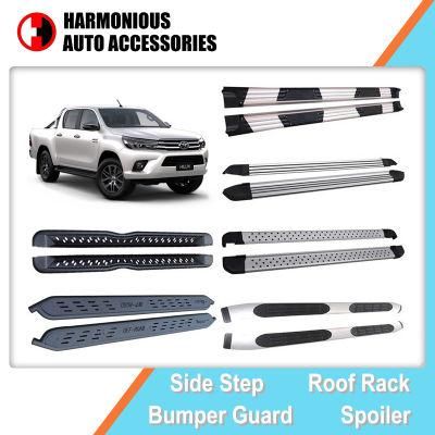 Optional Alloy and Steel Side Step Boards for 2015 Toyota Hilux Revo Pick up