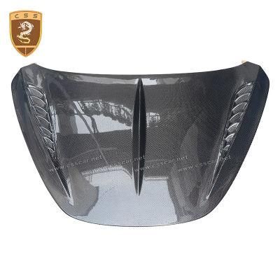 for Mclaren 720s 3K Real Carbon Fiber Fabric Topcar Style Front Engine Bonnet Hood Cover