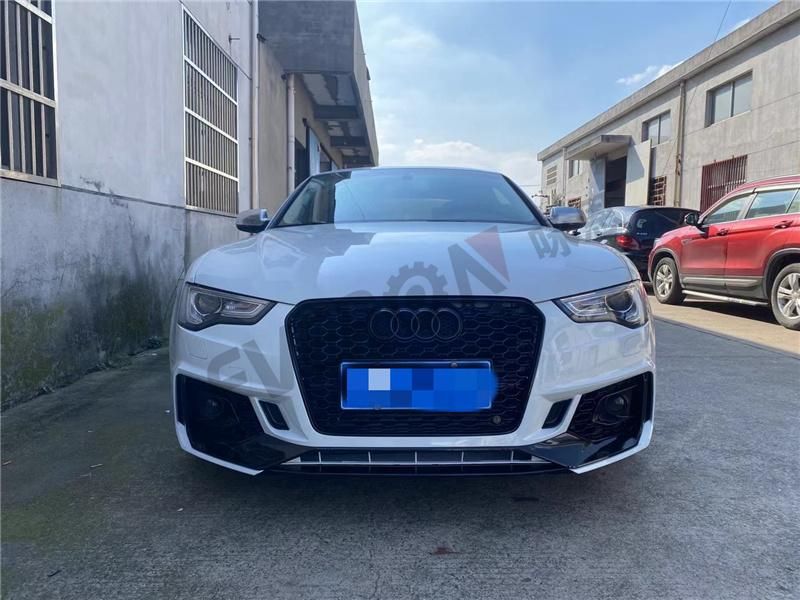 Auto Body Kit 12-16 Audi A5 Upgrade 2019 RS5 Style Front Bumper with Grill