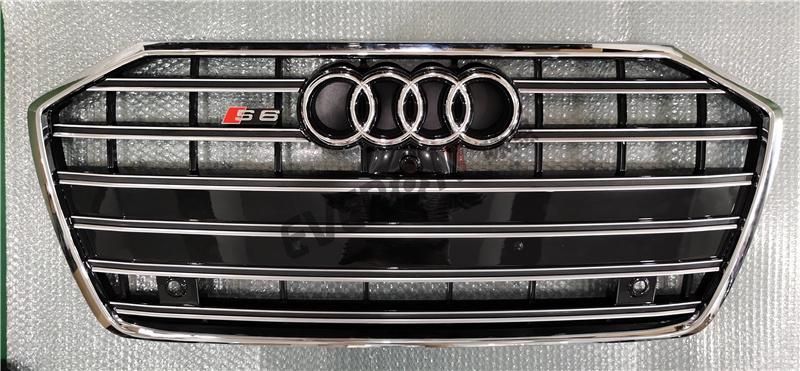 Body Kit S6 Style Front Bumper Hood Grille with Acc for 2019 Audi A6 C8