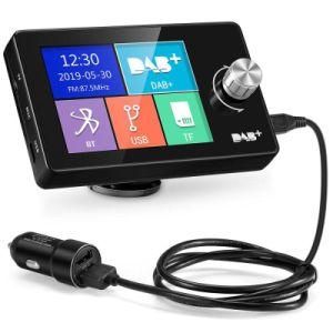 Peak Color Display Car DAB Radio Receiver with FM Transmitter Aux Bluetooth Hands Free