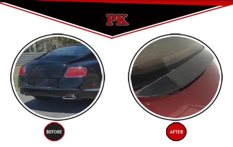 Carbon Fiber Car Spoiler for Bentley Continental Gt (2ND Gen) Coupe 2-Door 12-17