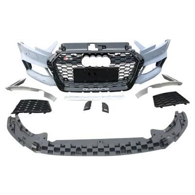 PP Material Car Accessories RS3 Bodykit for Audi A3 S3 2017 2018 2019