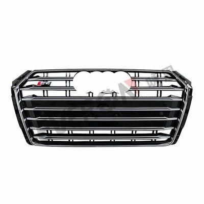 S4 Style Car Front Bumper Mesh Grille Grill for Audi A4 2017-2019