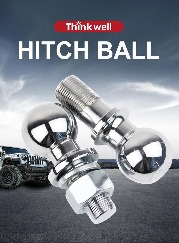 2 Inch Chrome Plated Trailer Hitch Towing Ball