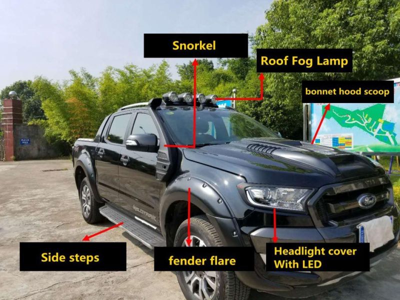 4WD off-Road Accessories for Ford Ranger Wildtrak Airflow Snorkel