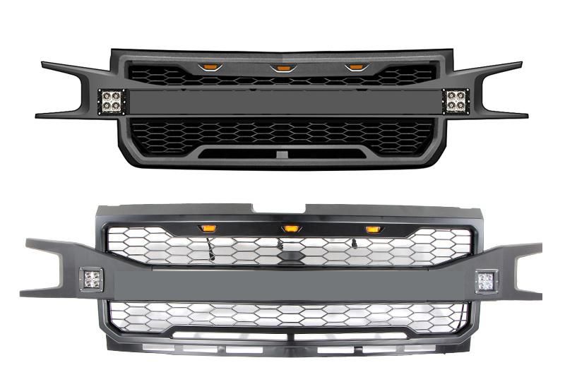 Chevy Silverado 1500 2019 ABS Grille Front Hood Grill