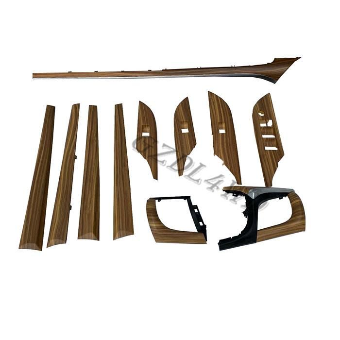 Wood ABS Door Window Glass Lift Control Switch Panel Cover Trims for Hilux Revo Car Interior Accessories