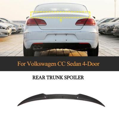 Carbon Fiber Car Rear Trunk Spoiler for Volkswagen Cc Sedan 4-Door 2013-2018
