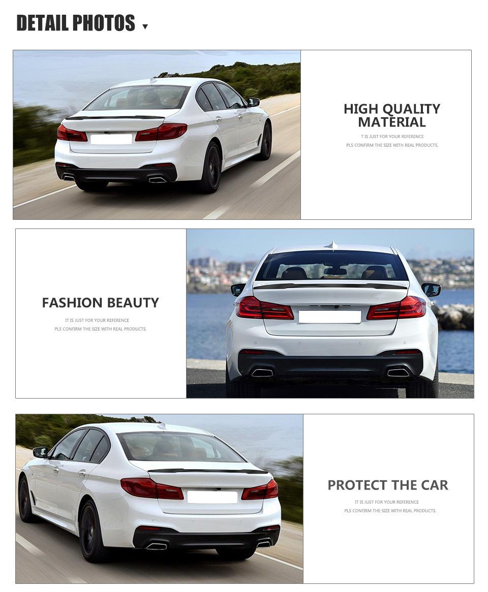 Carbon Rear Trunk Spoiler for BMW 5series G30 G38 530I 540I 17-18