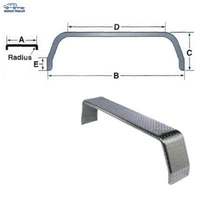 14-15&quot; Alum Treadplate Trailer Wheels Mudguards Trailer Fenders