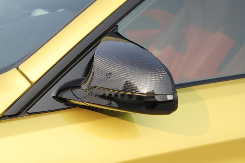 Vacuum Carbon Fiber M3 Mirror Covers for BMW F82 M4 F80 M3 14-17 LHD