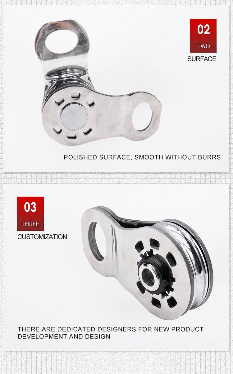 OEM Customized 304 Ss 22000 Lbs Recovery Winch Snatch Block