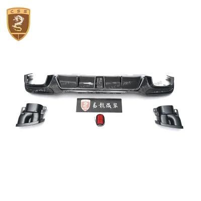 Best Quality B Style Carbon Fiber Rear Lip Diffuser for Mercedes Bens GLS X166